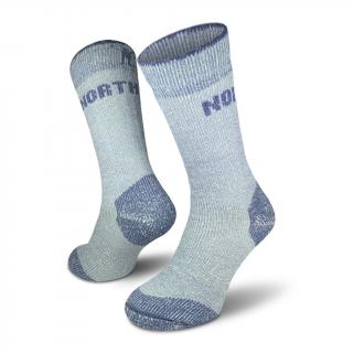 Ponožky NORTHMAN Arctic Track Merino - Blue Velikost: L (42-44)