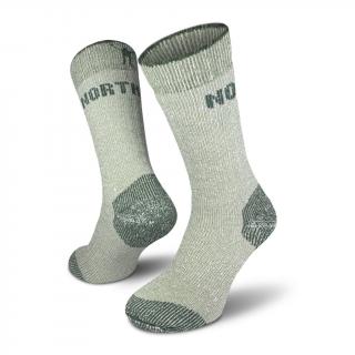 Ponožky NORTHMAN Arctic Track Merino - Green Velikost: L (42-44)