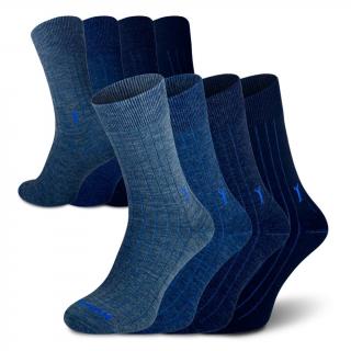 Ponožky NORTHMAN Dino Merino 4 pack - Blue Velikost: L (42-44)