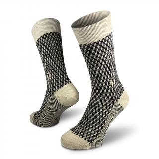 Ponožky NORTHMAN Horten Merino - Latte Velikost: L (42-44)