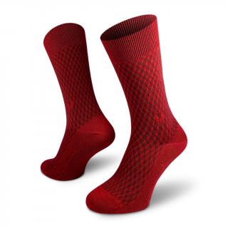 Ponožky NORTHMAN Horten Merino - Wine Velikost: L (42-44)