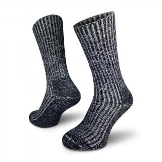Ponožky NORTHMAN Perun Merino - Antracite Velikost: L (42-44)