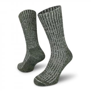 Ponožky NORTHMAN Perun Merino - Green Velikost: L (42-44)