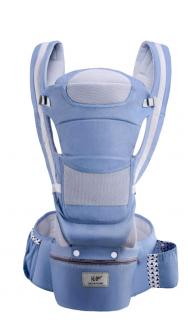 Dětské ergonomické nosítko (nosnost 20 kg) Světle Modrá