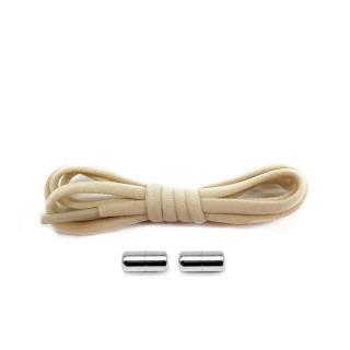 Elastické samozavazovací tkaničky na magnet (100 cm) Béžová