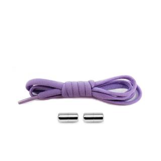 Elastické samozavazovací tkaničky na magnet (100 cm) Fialová