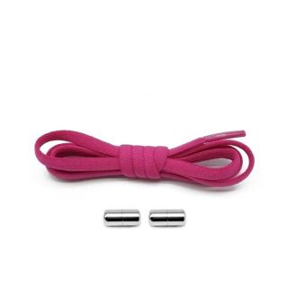 Elastické samozavazovací tkaničky na magnet (100 cm) Tmavě Růžová