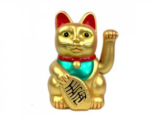 Kočka Štěstí - Maneki Neko - 13 cm