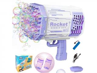 Pistole na bubliny - Rocket bubble gun Fialová