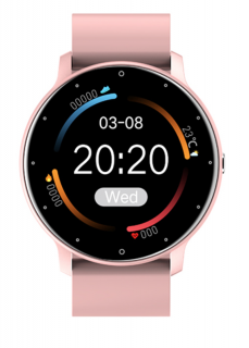 Smartwatch kulaté ZL02 (2022) Růžová