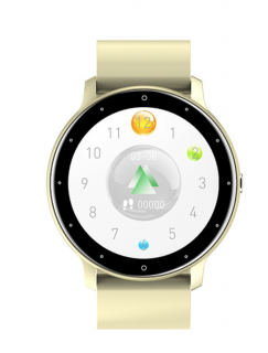 Smartwatch kulaté ZL02 (2022) Zlatá