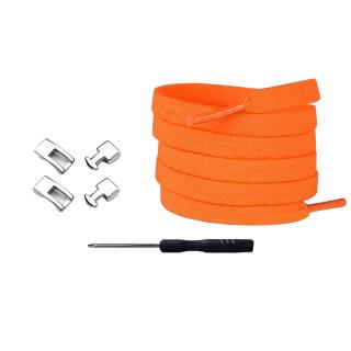 Tkaničky do bot se zapínáním na magnet (100 cm) Oranžová