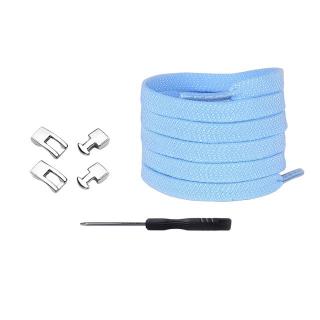 Tkaničky do bot se zapínáním na magnet (100 cm) Světle Modrá