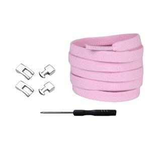 Tkaničky do bot se zapínáním na magnet (100 cm) Světle Růžová