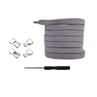 Tkaničky do bot se zapínáním na magnet (100 cm) Tmavě šedá