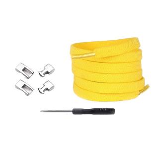 Tkaničky do bot se zapínáním na magnet (100 cm) Žlutá