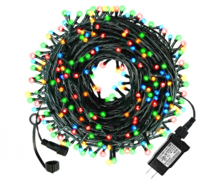 Venkovní vánoční led osvětlení - barevné 50 až 2000 led Barevná 14m - 140 led diod