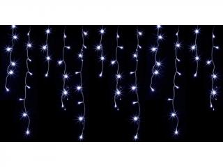 Venkovní vánoční LED závěs - studená bílá 500 až 2500 diod (S ČASOVAČEM) Studená bílá 15m - 750 led diod