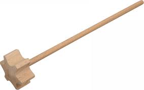 Dřevotvar Kvedlačka 30 cm dřevěná