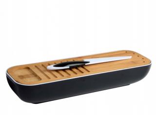 EliteHoff 6003 Chlebník 40cm s nožem černý