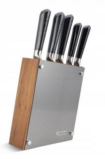 Sada nožů 6-dílná EDËNBËRG EB-937 (dřevěný stojan)