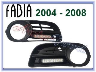 Denní svícení DRL Škoda Fabia 04-08