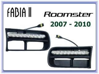 Denní svícení DRL Škoda Fabia 2 (2007-2010)