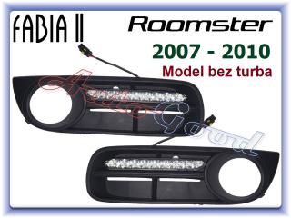 Denní svícení DRL Škoda Fabia 2 (2007-2010) bez turba