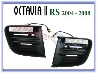 Denní svícení DRL Škoda Octavia 2 RS (2004-2008)