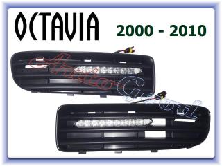 Denní svícení DRL Škoda  Octavia 2000-2010 bez turba