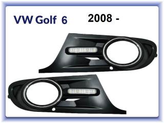 Denní svícení DRL VW Golf 6 2008 -