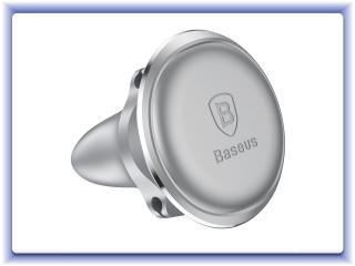 Držák mobilního telefonu magnetický BASEUS AIR VENT stříbrný
