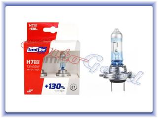Halogénové žiarovky H7 12V 55W LumiTec LIMITED +130% DUO BOX