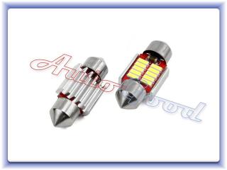 LED Canbus 10smd 4014 Festoon 31mm White 12V/24V