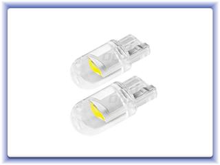 LED Standard T10 W5W COB HPC 12V číra biela