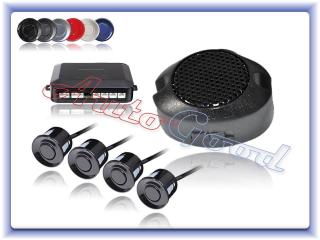 Parkovací senzory Zvukové černé, stříbrné, bílé, modré, šedé, červené