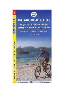 Cyklomapa Geotour - Dalmátské ostrovy 2