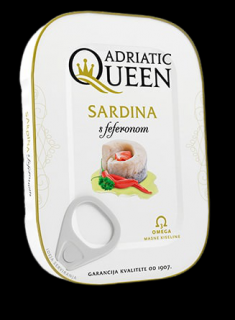 Sardinky Adriatic Queen - pikantní 105 g