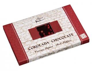 Tmavá čokoláda Adria s červeným pepřem