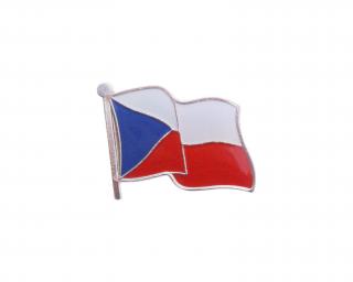 Odznak vlající vlajka ČR - ražba