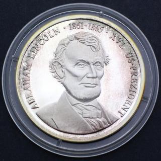 Pamětní mince Abraham Lincoln 1861-1865 XVI. PROOF