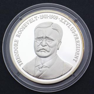 Pamětní mince Theodore Roosevelt 1901-1909 PROOF