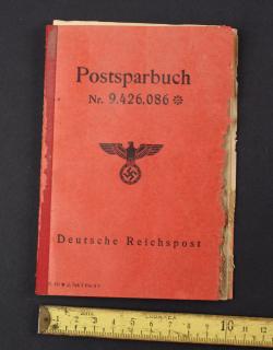 Postsparbuch Deutsche Reichpost + Ausweiskarte