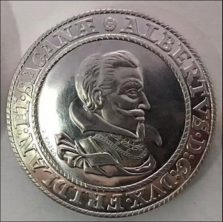 stříbrná medaile Albrecht z Valdštejna - 50mm