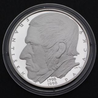 Stříbrná pamětní mince 200 Kč František Palacký 1798-1998 PROOF