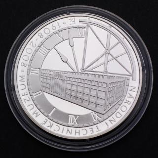 Stříbrná pamětní mince 200 Kč Národní technické museum 1908-2008 PROOF
