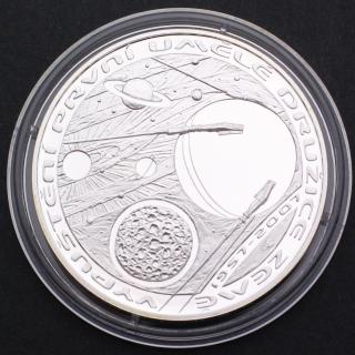 Stříbrná pamětní mince 200 Kč Vypuštění první umělé družice země 1957-2007 PROOF