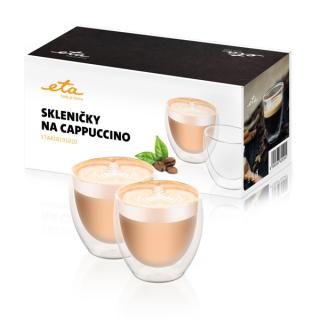 Skleničky na cappuccino ETA 4181 91010, 250 ml, 2ks