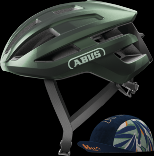 Helma Abus PowerDome ACE moss green Velikost: L