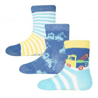 Ewers Dětské ponožky 3pack  205223 - vel.19-22 (3pack vel.19-22)
